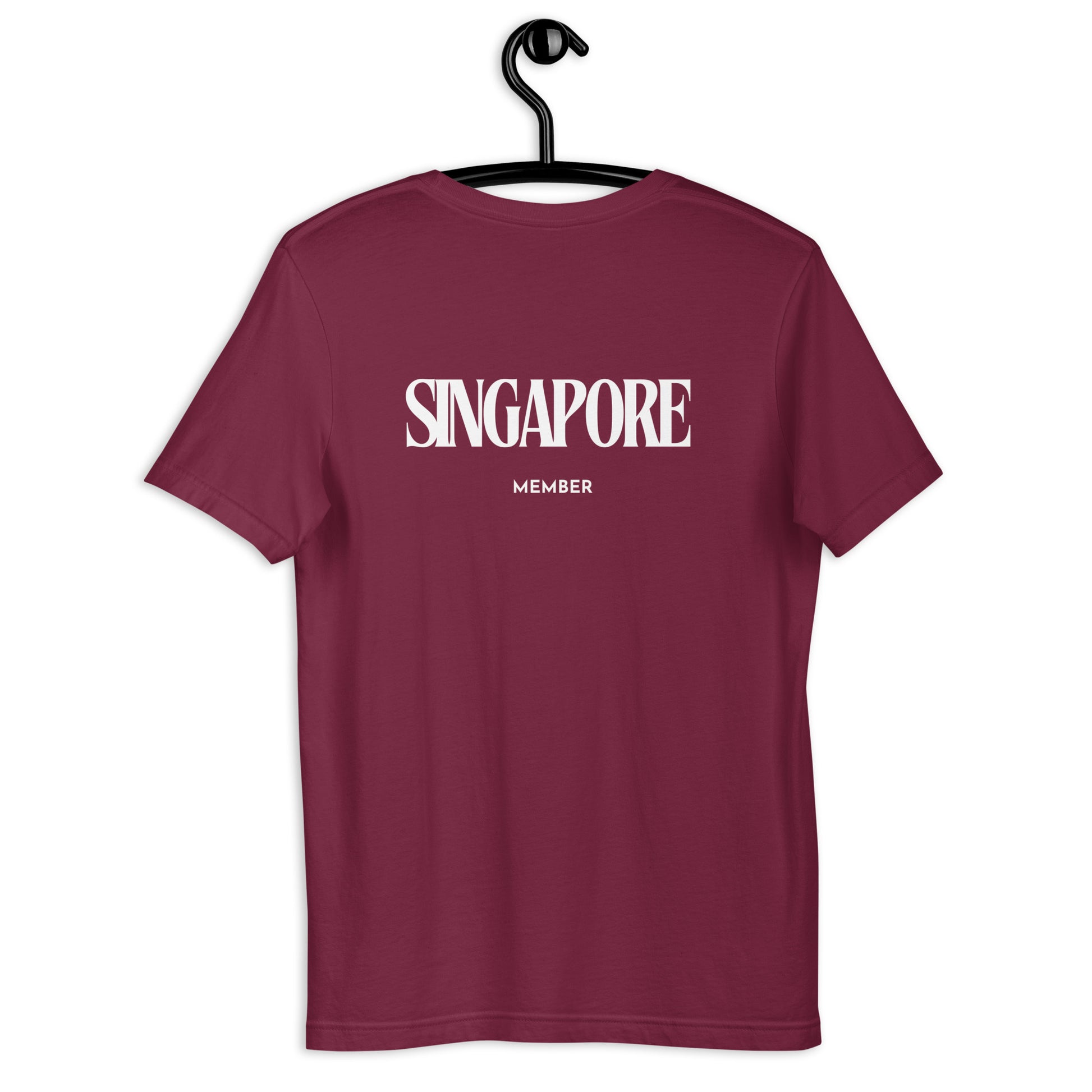 Singapore T-Shirt Maroon