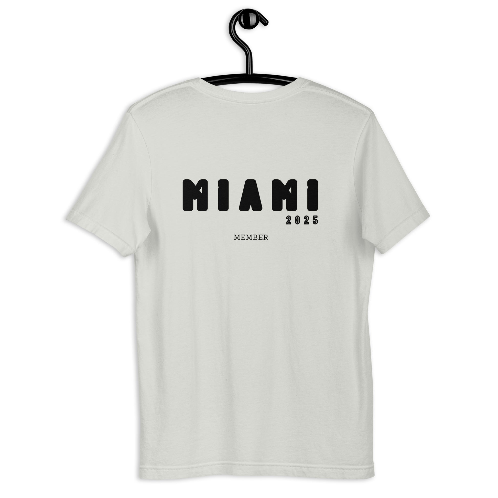 Miami 2025 T-Shirt Silver