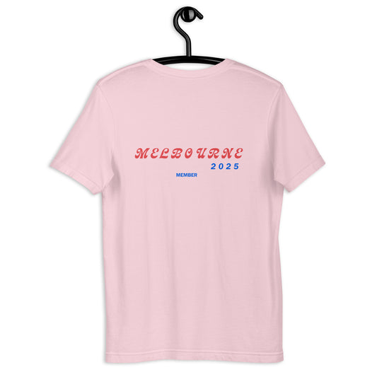 Melbourne 2025 T-Shirt Soft Pink